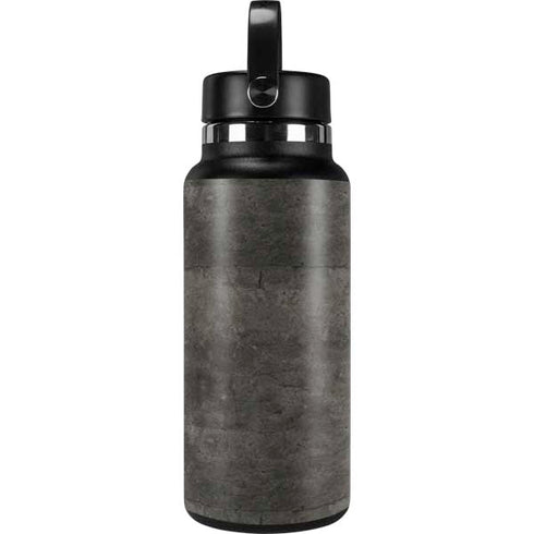 Dark Iron Grey Concrete Hydro Flask 32oz Wide Mouth Skin